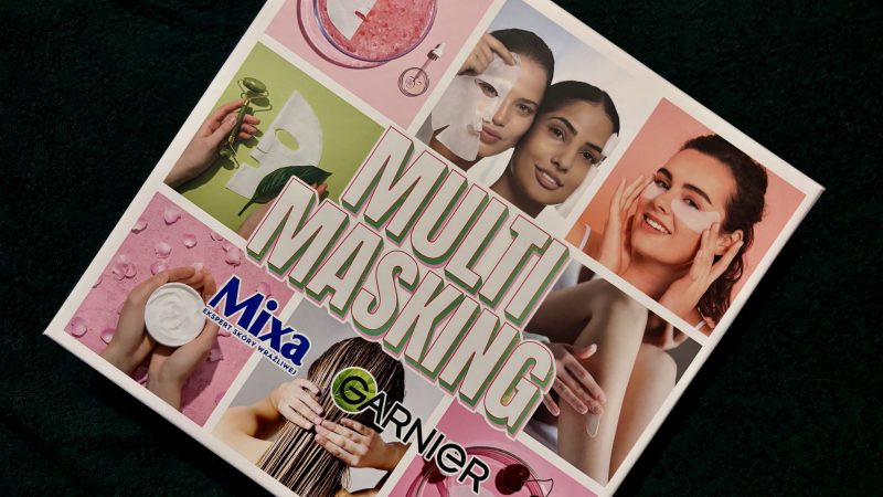 MULTIMASKING z Garnier i Mixa – czas na pielęgnacyjne SPA w domowym zaciszu! 🍊🍒💧