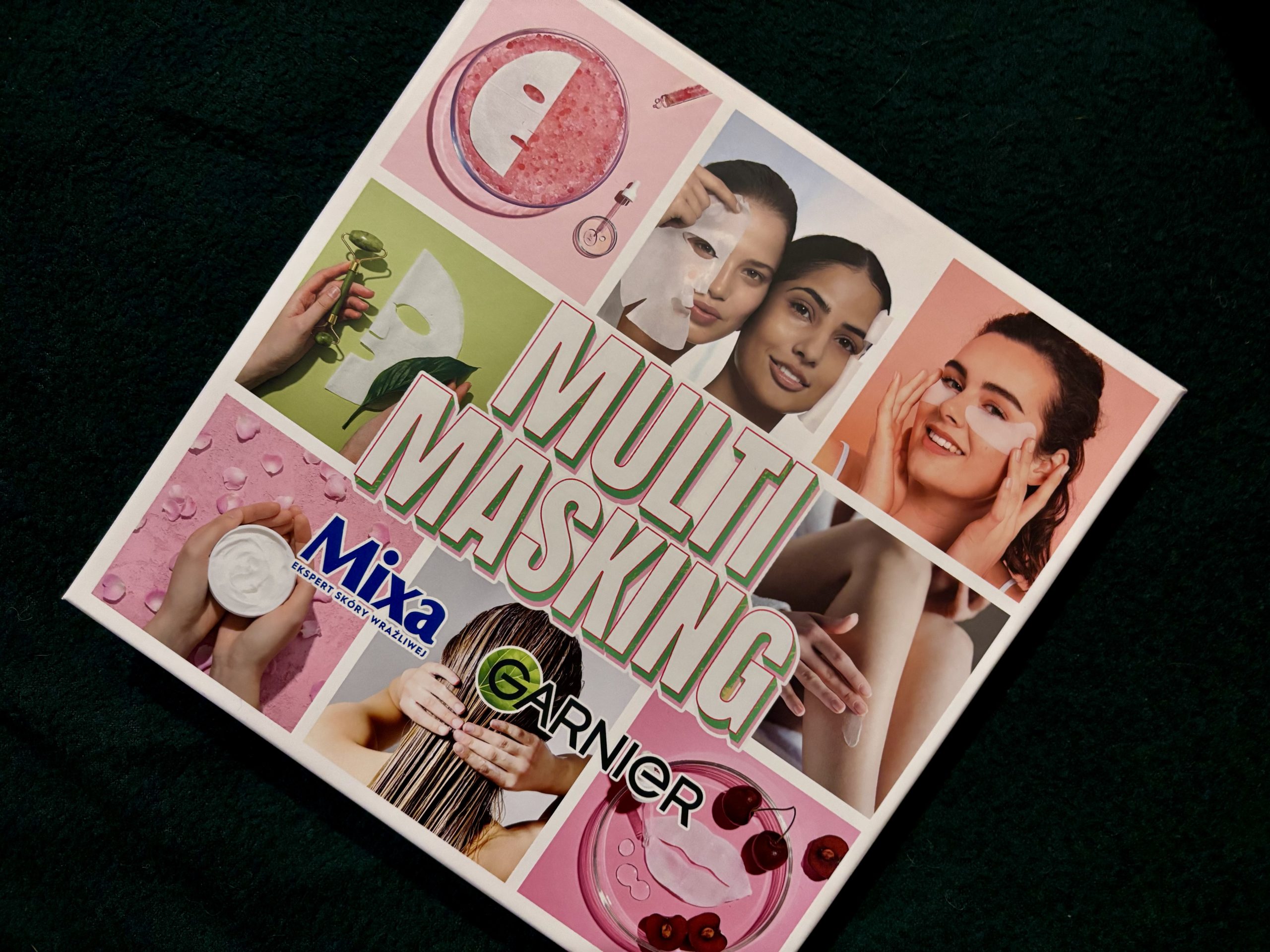 MULTIMASKING z Garnier i Mixa – czas na pielęgnacyjne SPA w domowym zaciszu! 🍊🍒💧